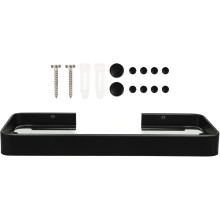Badezimmer-Wandregal aus Glas, Badezimmer-Organizer, schwarze Aluminiumlegierung, Wandmontage, lange Lebensdauer