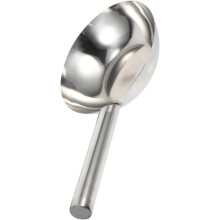 Cucchiaio da acqua in acciaio inox 41x20 cm, argento, antiruggine, accessorio da cucina multifunzionale per cucinare