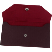 Portefeuille vintage en simili cuir pour femme, réutilisable, avec enveloppe à billets et organiseur de budget.