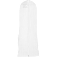 Bolsa para ropa de tela no tejida blanca para vestido de novia