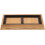 Bamboo Sharpening Stone Base with Non-Slip Rubber Bottom Khaki Storage Holder Smooth Surface 1