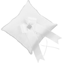 Coussin d'alliances pour le porteur, orné de strass, élégance