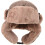 Gorro de algodón cálido para invierno, grueso, con diseño retro y orejeras, gorro protector. 1