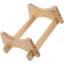 Support distributeur de boissons, porte-bouteilles de vin 3L, style vintage en bois, montage facile, stable.