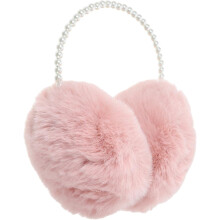 Warm Earmuff Pearl Ear Cover for Women Plush Faux Rabbit Fur Ear Protectors for Parent- Use