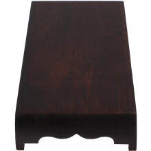Support rustique en bois pour pot de fleurs, structure robuste, matériau synthétique facile à nettoyer