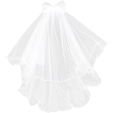 Voiles de mariée délicats pour garçons et filles, ornés de papillons faits main et de diamants scintillants.