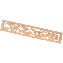 Table de chevet de style chinois avec appliques décoratives en bois sculpté, mobilier de nuit traditionnel