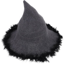 Gorro de lana con estampado, gorro de punto para hombre, gorro de punto bordado vintage