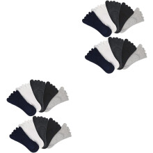 10 Paar elastische Bootssocken für Damen, atmungsaktive Zehensocken aus leichter Baumwolle für den Alltag und Freizeitaktivitäten