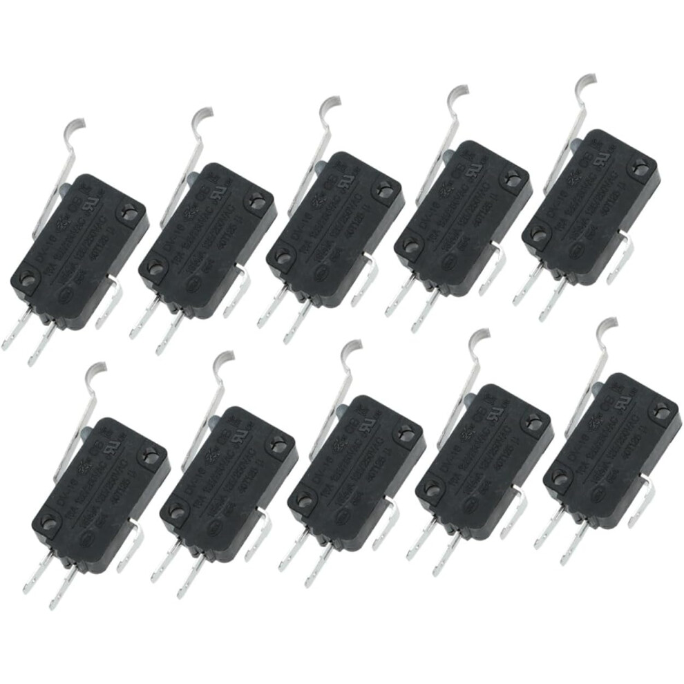 10Pcs Hinge Lever Momentary Push Button For Home Appliances Toys And Communication Equipment 5455468313622