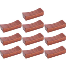 Ensemble de 10 pièces en bois, comprenant un porte-baguettes et un repose-cuillère/fourchette, style japonais