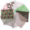 10 folhas estilo de Natal tecido Patchwork tecido de costura para DIY arte tecido de Natal cabeça 1