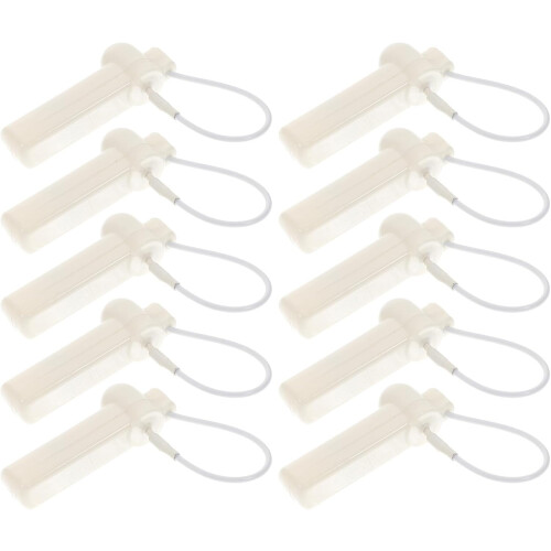 Security Tags 10Pcs Supermarket Theft Prevention Smooth Surface Magnetic Alarm Tags