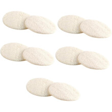 Esponjas de limpeza profunda do rosto do esfoliador facial Loofah 10pcs 5.5cm de diâmetro