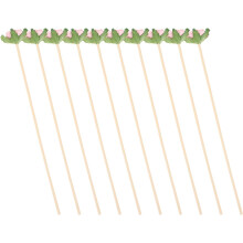 Lot de 10 bâtonnets diffuseurs en rotin avec un motif floral unique