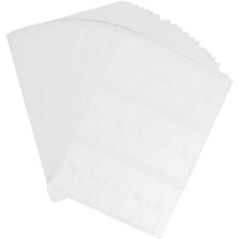 Selbstklebende weiße Kennzeichnungsetiketten, A4-Format, 10 Blatt, Kabeletiketten