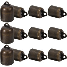 20-teiliges Set hängender Bastelglöckchen aus Metall, Retro-Kuhglocken aus Eisen, 26 mm 32 mm