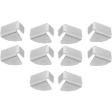 10 Stück Metallregalclips für Schrankregale, aus Eisenmaterial, mit Standardkompatibilität und sicherem Halt