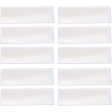10 Stück magnetische Etikettenhalter aus PVC für Regale zur Lagerorganisation