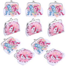 Lot de 10 porte-monnaie licorne pour femmes, mignons et pratiques pour les fĂŞtes et les anniversaires. Petit format.