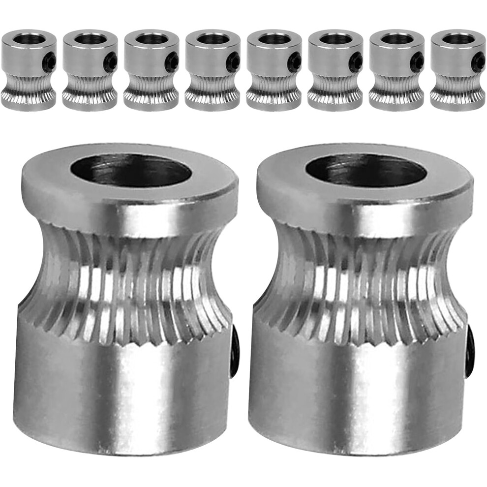 10Pcs Mk8 Hardened Steel Extruder Gears Filament Drive Gear Replacement Kit 8113854452139