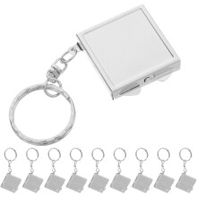 10pcs Small Square Mirror Portable Double Sided Folding Mirror