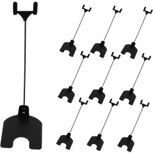 10 Stück Preisschildhalter/Etikettenständer für Supermarkt-Preistafeln/Werbeetikettenständer/Klemme