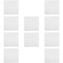 10 pañuelos de algodón suave, lavables, transpirables, para uso diario, ideales para el bolsillo del traje.