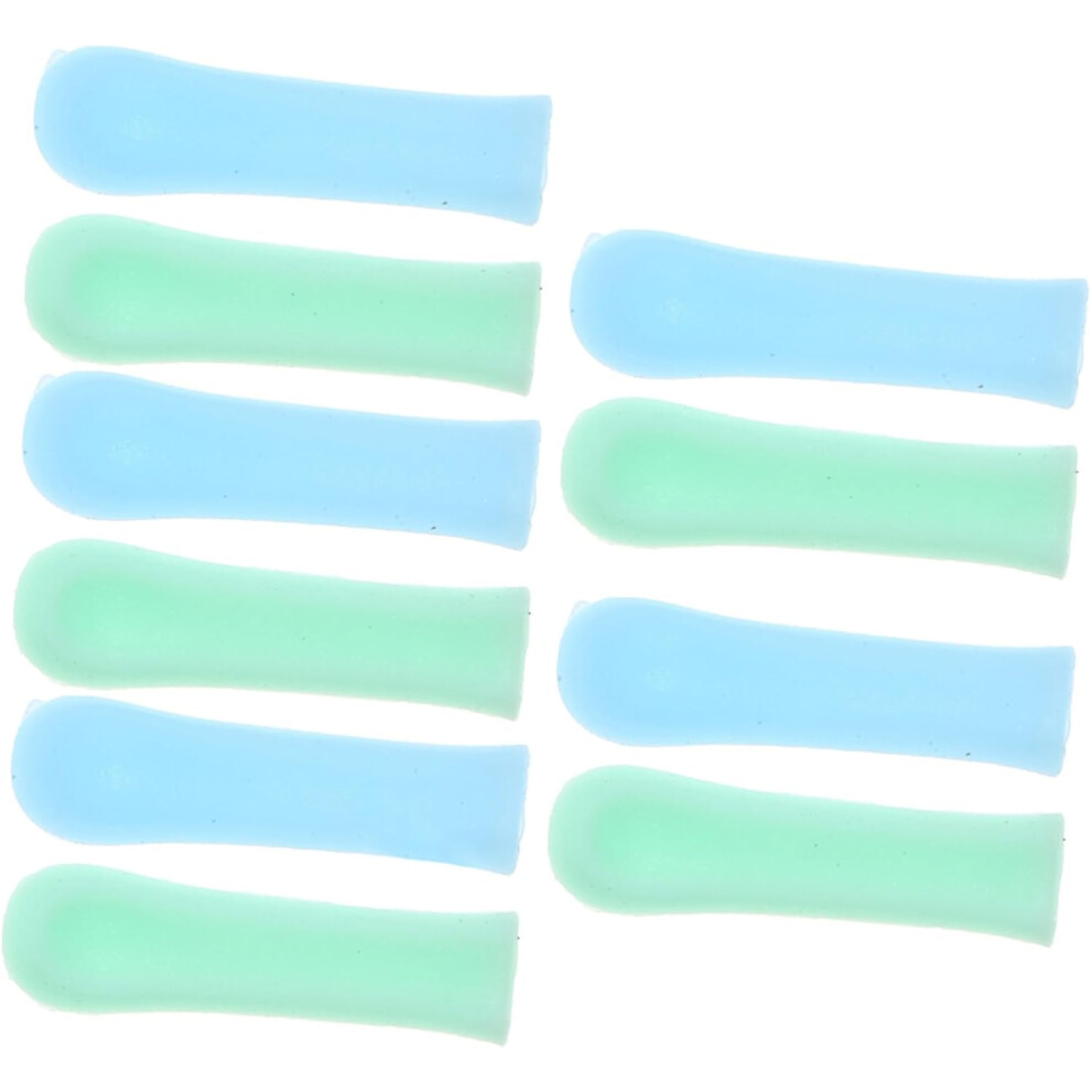 Hkhbjs 10Pcs Ear Spoon Silicone Cover For Ear Cleaning Tool Wax Removal Tool Cover For Home Use