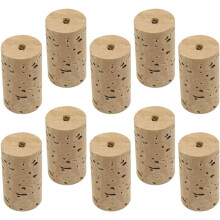 10 Stück Korkstopfen für Flötenkopfstücke, Naturkork, auslaufsicher, wiederverwendbar, beige, Zubehör für Holzblasinstrumente