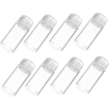 10-teiliges Set mit 10 ml medizinischen Glasfläschchen und Aluminium-Schraubverschlüssen