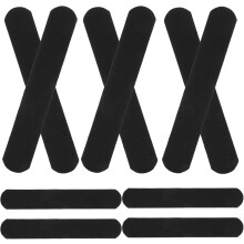 10pcs Adhesive Hat Sweat Liner Pads for Baseball Caps Black Sweat Protector Cushion