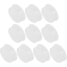 10pcs White Silicone Flute Key Hole Plugs Soft and Flexible Covers for Open Hole Flute Repair and Maintenance Musical Instrument Accessories