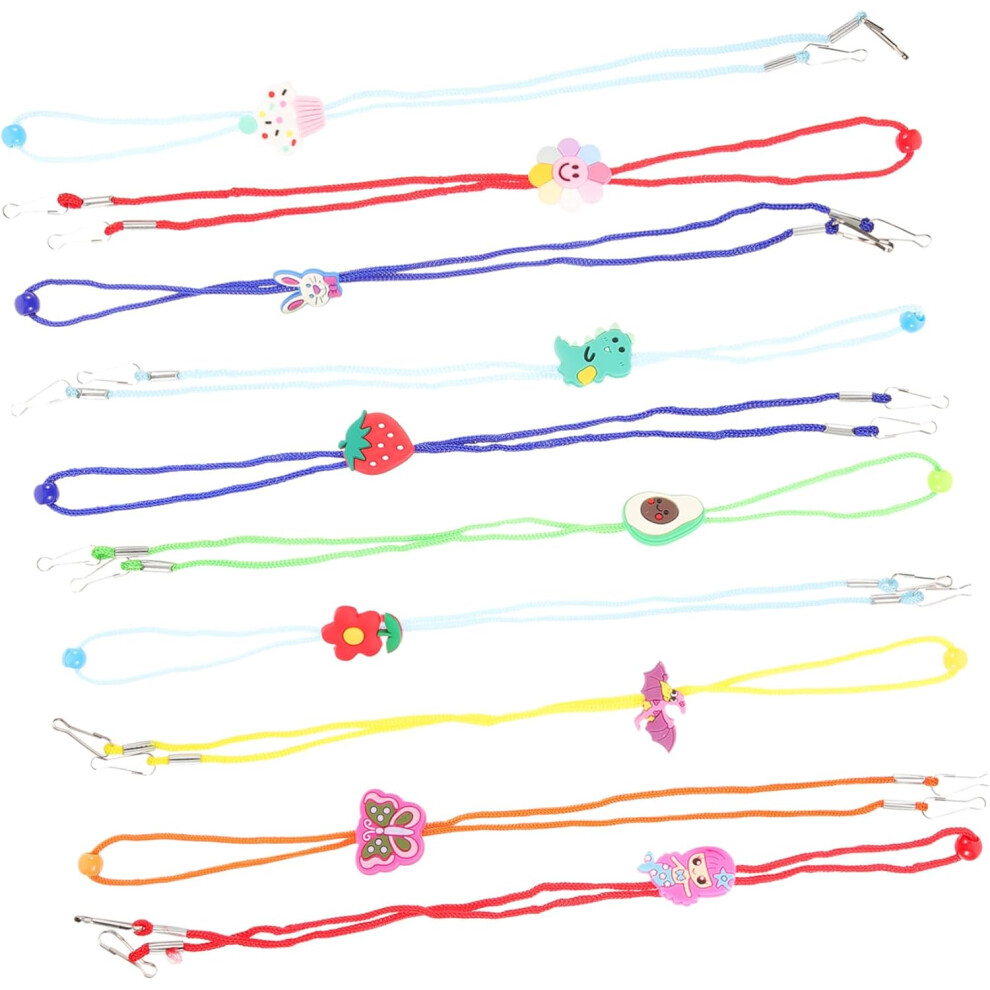 Hkhbjs 10Pcs Glasses Straps Elastic Eyeglasses Lanyards Cartoon Design