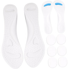 10 Stück Gel-Komfortpolster für hohe Absätze, wiederverwendbare Schuheinlagen für Damen, Fersendämpfung