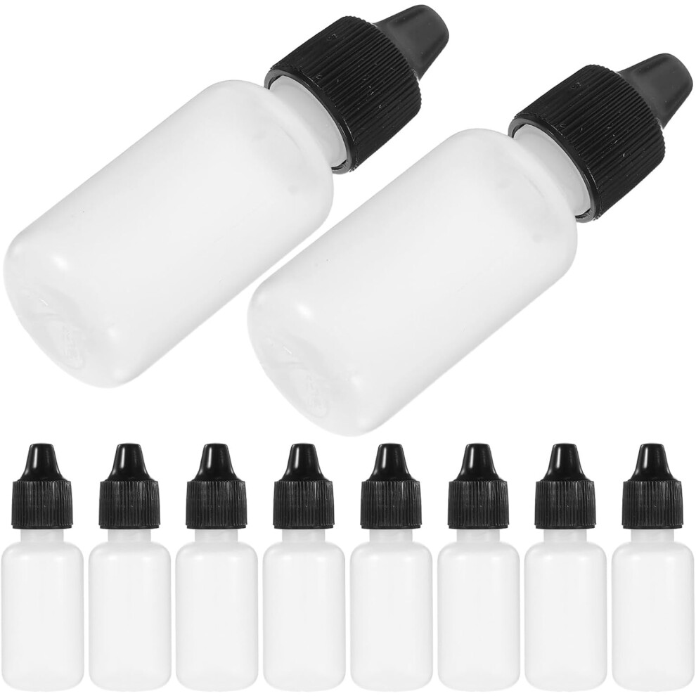 Hkhbjs 10Pcs Mini Squeeze Dropper Bottles 15Ml Portable Plastic Liquid Storage Containers
