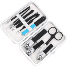 Kit de manucure et pédicure de voyage portable pour femmes, coupe-ongles en acier inoxydable, coupe-ongles pour orteils