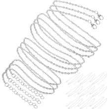 Halskettenketten für Anhänger, DIY-Schmuck, Schnur, Metallkette, Seil