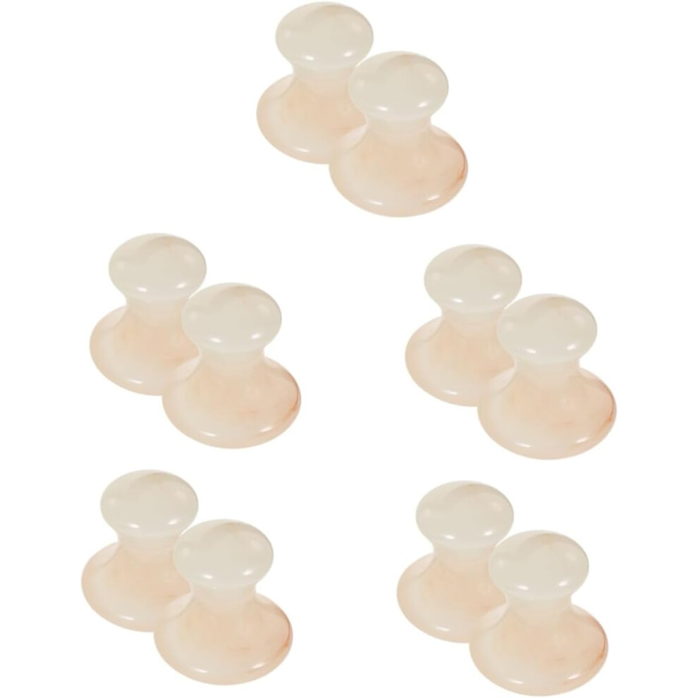 Hkhbjs 10Pcs Facial Massage Tool Mushroom Shape Face Massager Resin Facial Massaging Tool For Gua Sha Use At Home Salon