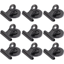 10 Stück robuste Magnetclips aus Metall für Kühlschrank, Whiteboard und Fotowand