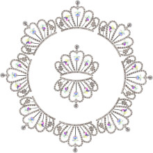 10 Mini-Kronen-Tiaras, Haarschmuck mit Strass-Kristallanhängern in Kronenform für DIY-Bastelarbeiten und Partydekorationen