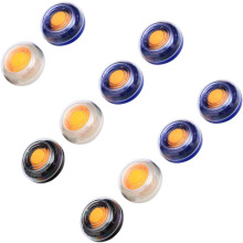 10 Stück Schwamm-Fingerbefeuchterbecher, zufällige Farbe, weicher Fingerspitzenschwamm