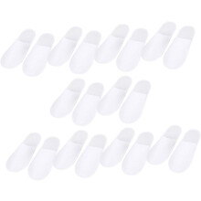 10 Paar Einweg-Slipper für Gäste, Hotel, Salon, Reisen, rutschfest, für Zuhause und drinnen