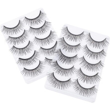 10 Paar natürliche künstliche Wimpern, dickes Volumen, dichte Wimpern