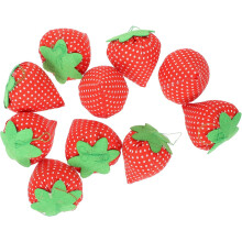 Pin de morango almofada agulha suporte material macio ferramenta de costura para ofícios costura