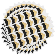 10 Stück goldene, selbstklebende Fotoecken für Scrapbook-Alben und DIY-Erinnerungsbücher zur Dekoration