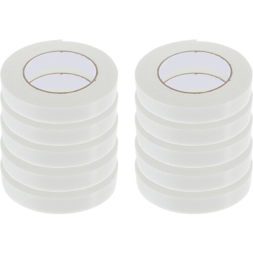 10 rollos de cinta autoadhesiva de 2 cm para bordes de muebles, tiras de madera preencoladas.