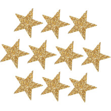 10 Stück Strass-Stern-Aufnäher zum Aufbügeln, funkelnde DIY-Applikationen für Kleidung, Schuhe und Taschen
