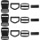 10 Sets Adjustable Small Release Collar Buckles Webbing Strap Slide Buckle Replacements 1